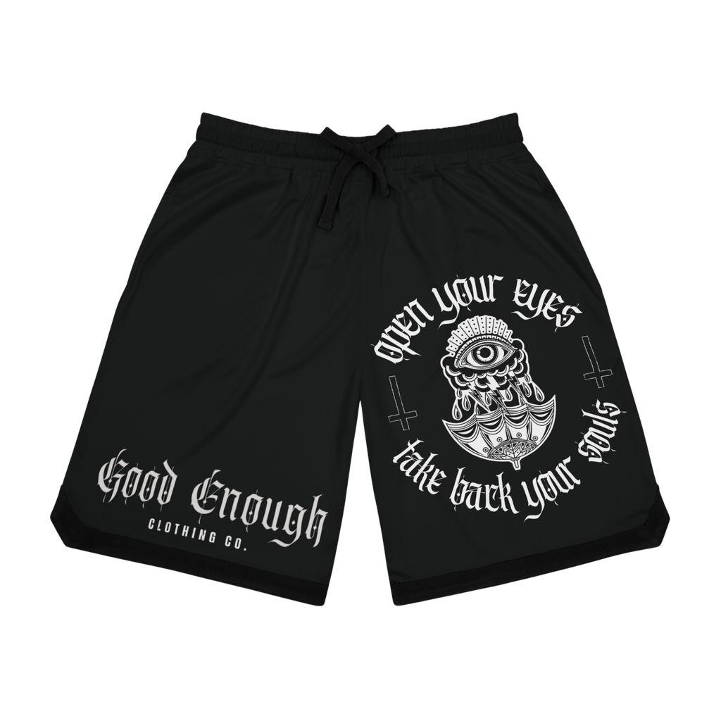 Open Your Eyes Basketball Shorts
