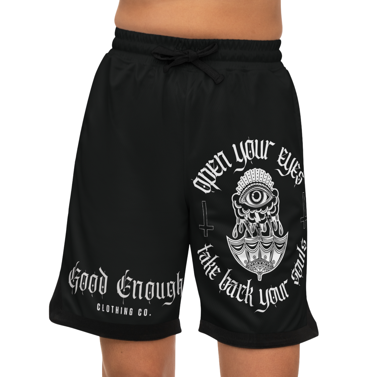 Open Your Eyes Basketball Shorts